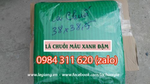 Lá chuối giả gói bánh chưng, bánh tét